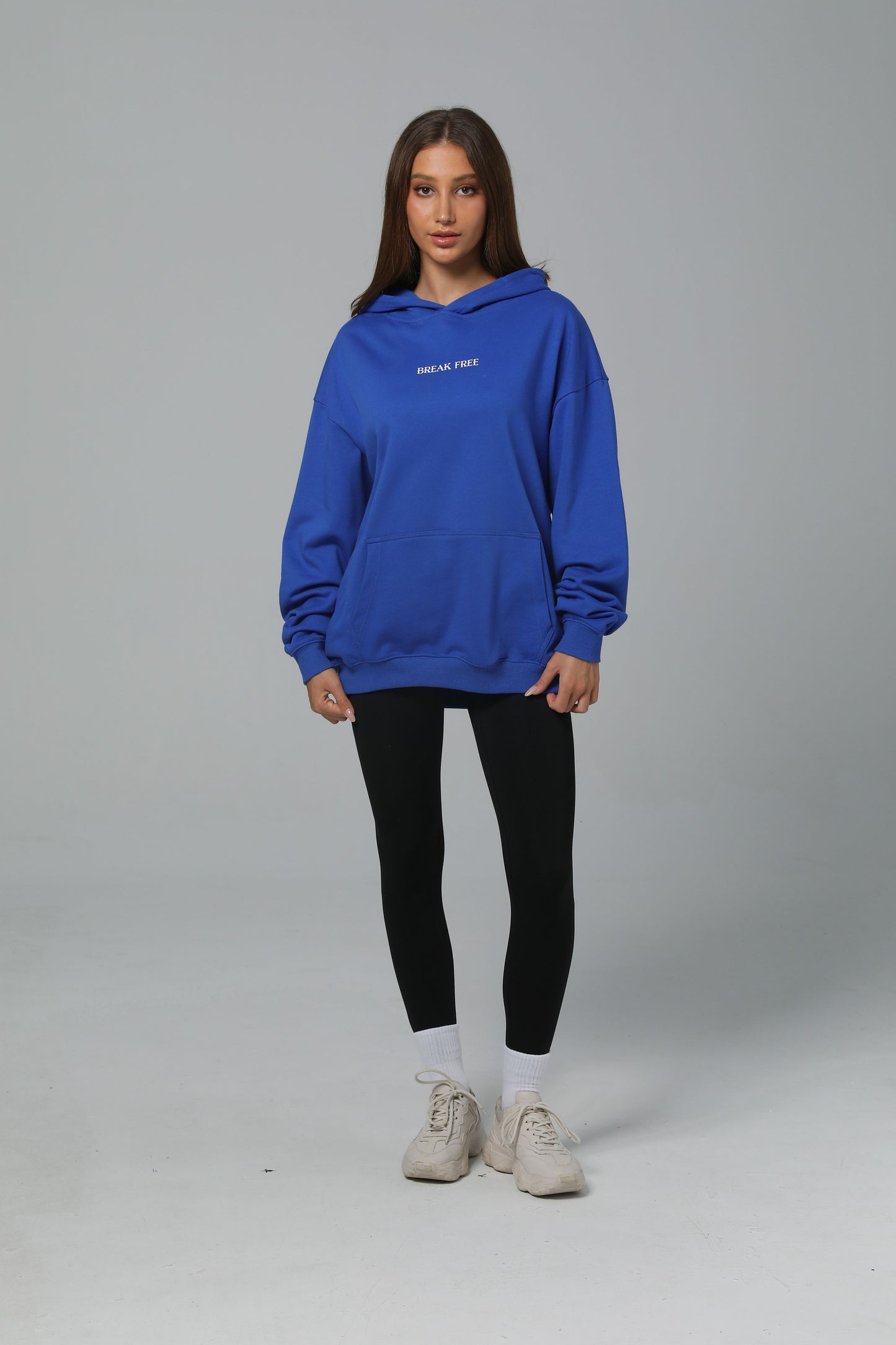 TOO BUSY HOODIE - ROYAL BLUE