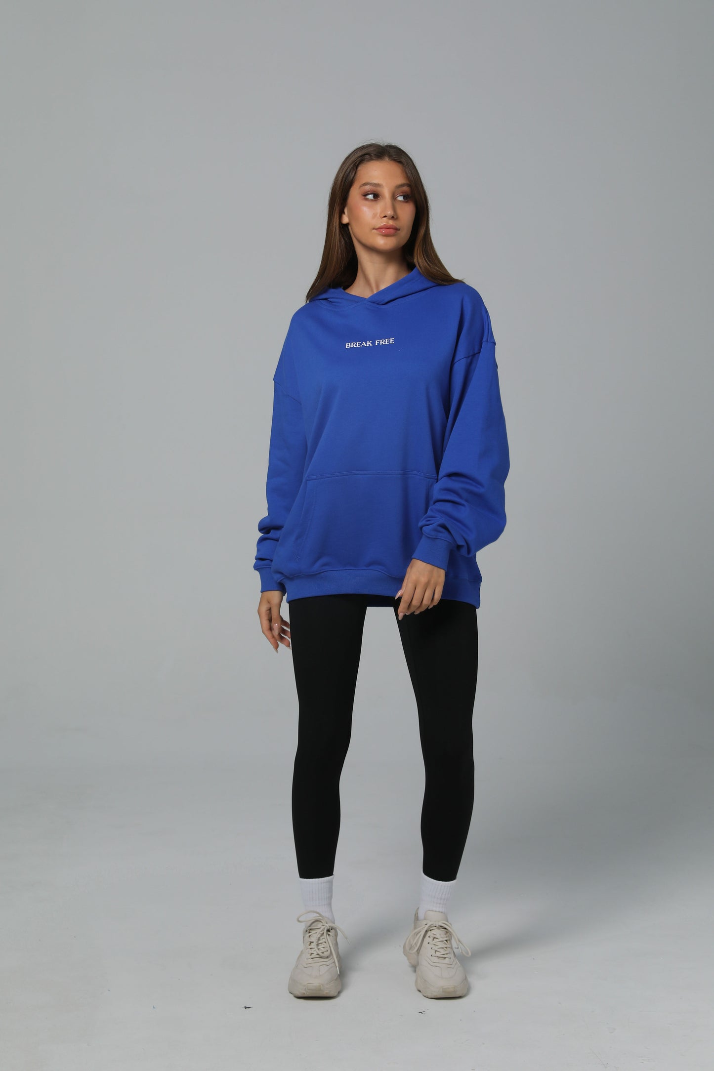 TOO BUSY HOODIE - ROYAL BLUE