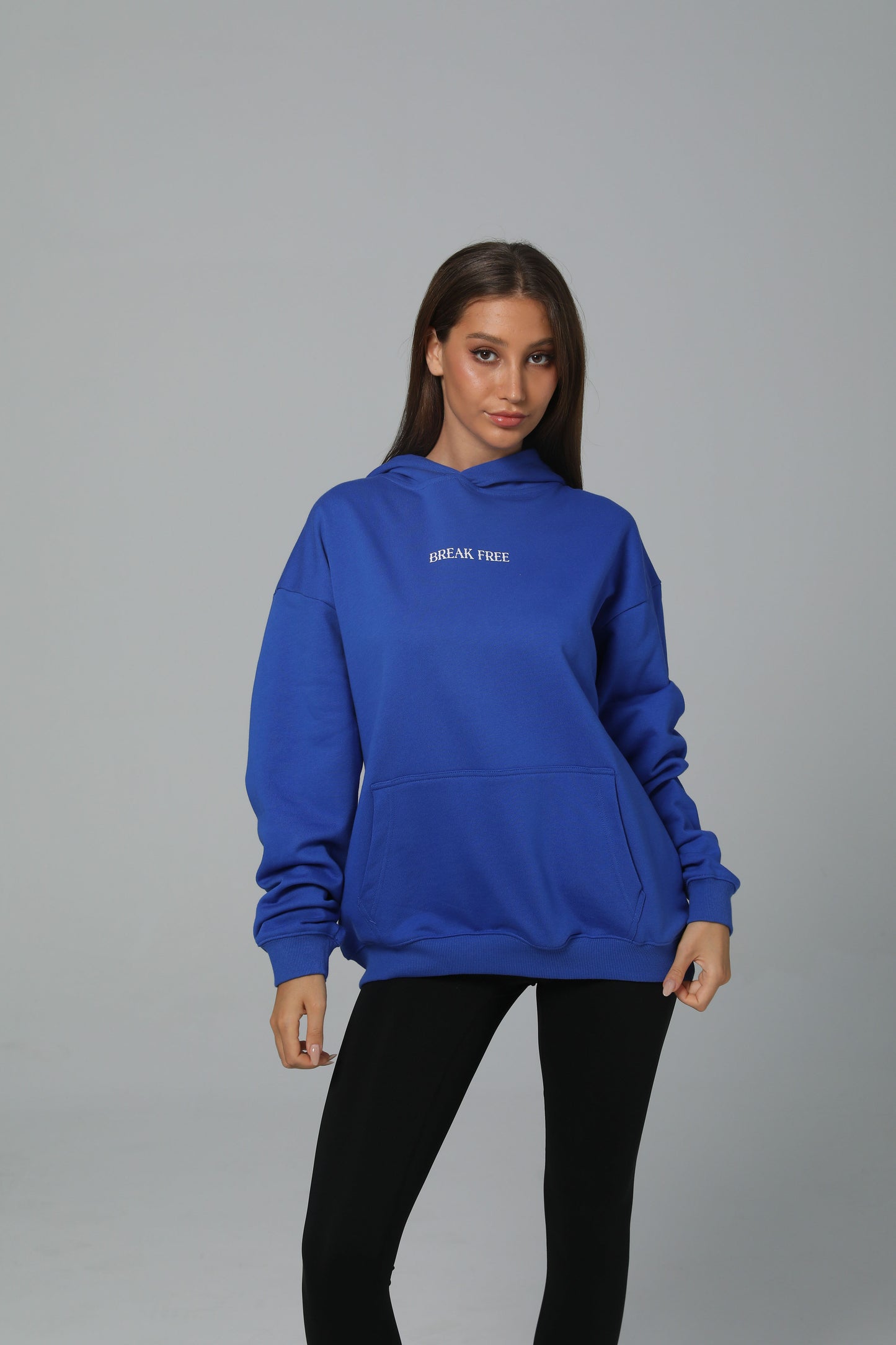 TOO BUSY HOODIE - ROYAL BLUE