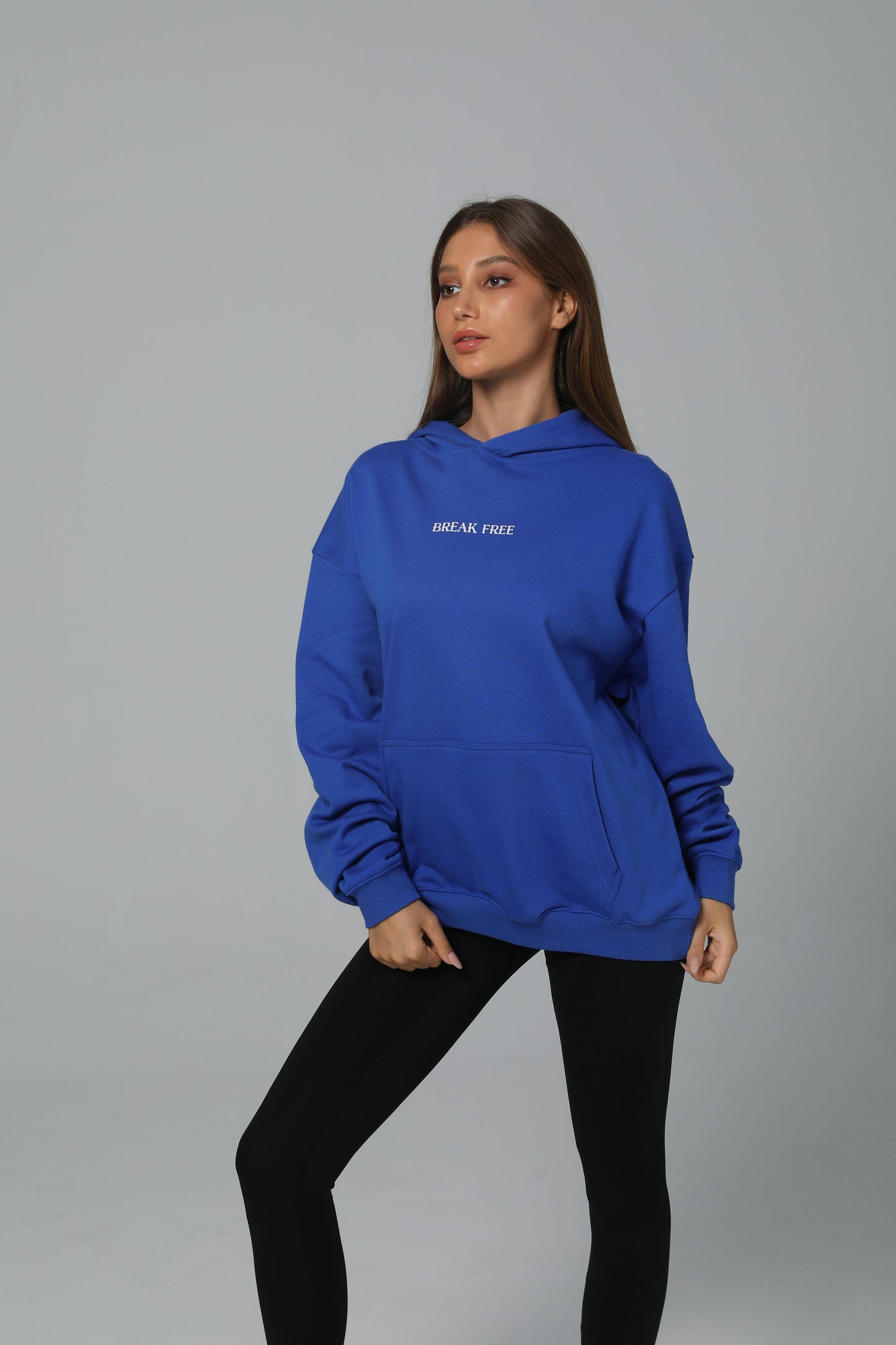 TOO BUSY HOODIE - ROYAL BLUE