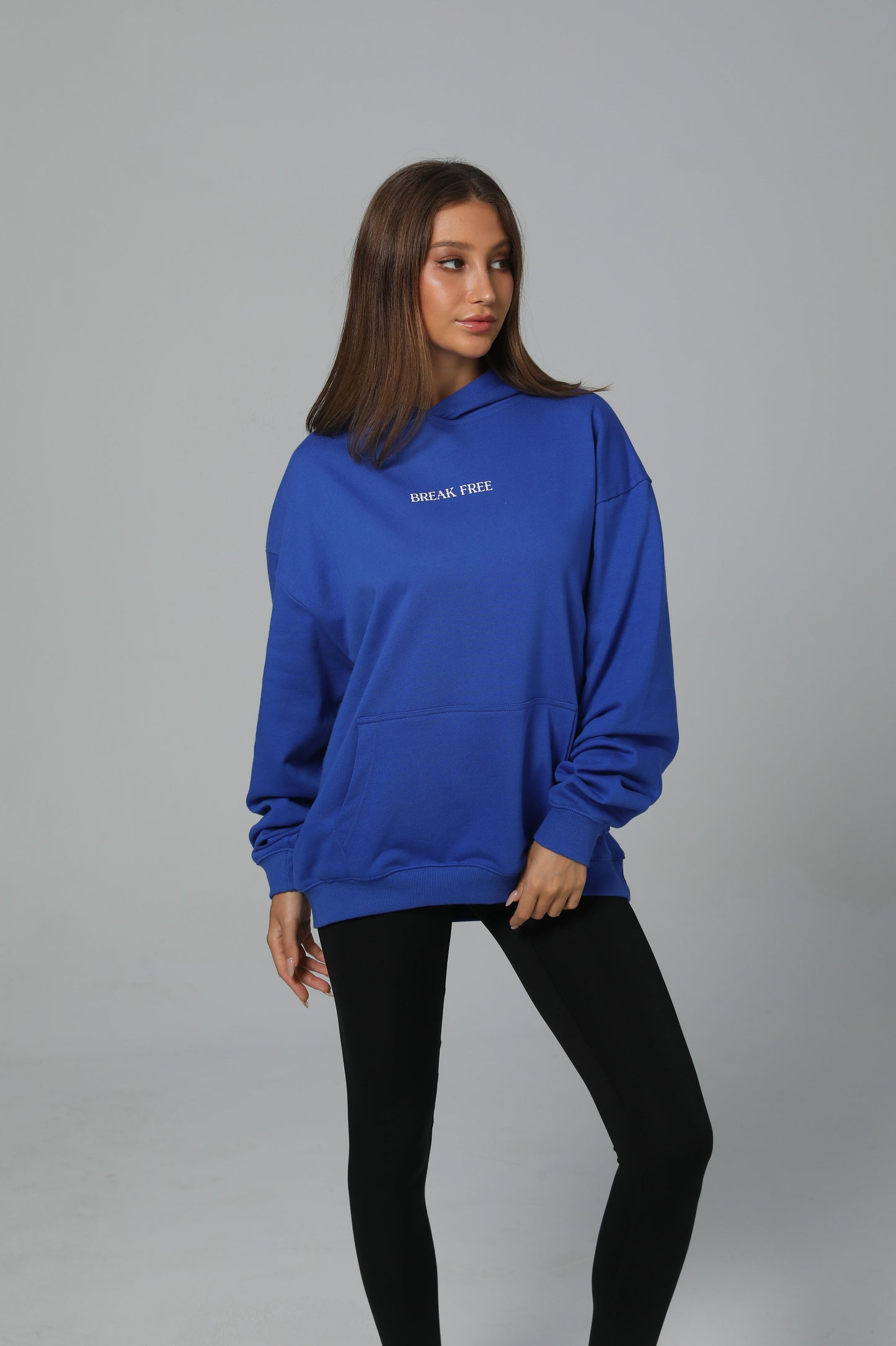 TOO BUSY HOODIE - ROYAL BLUE