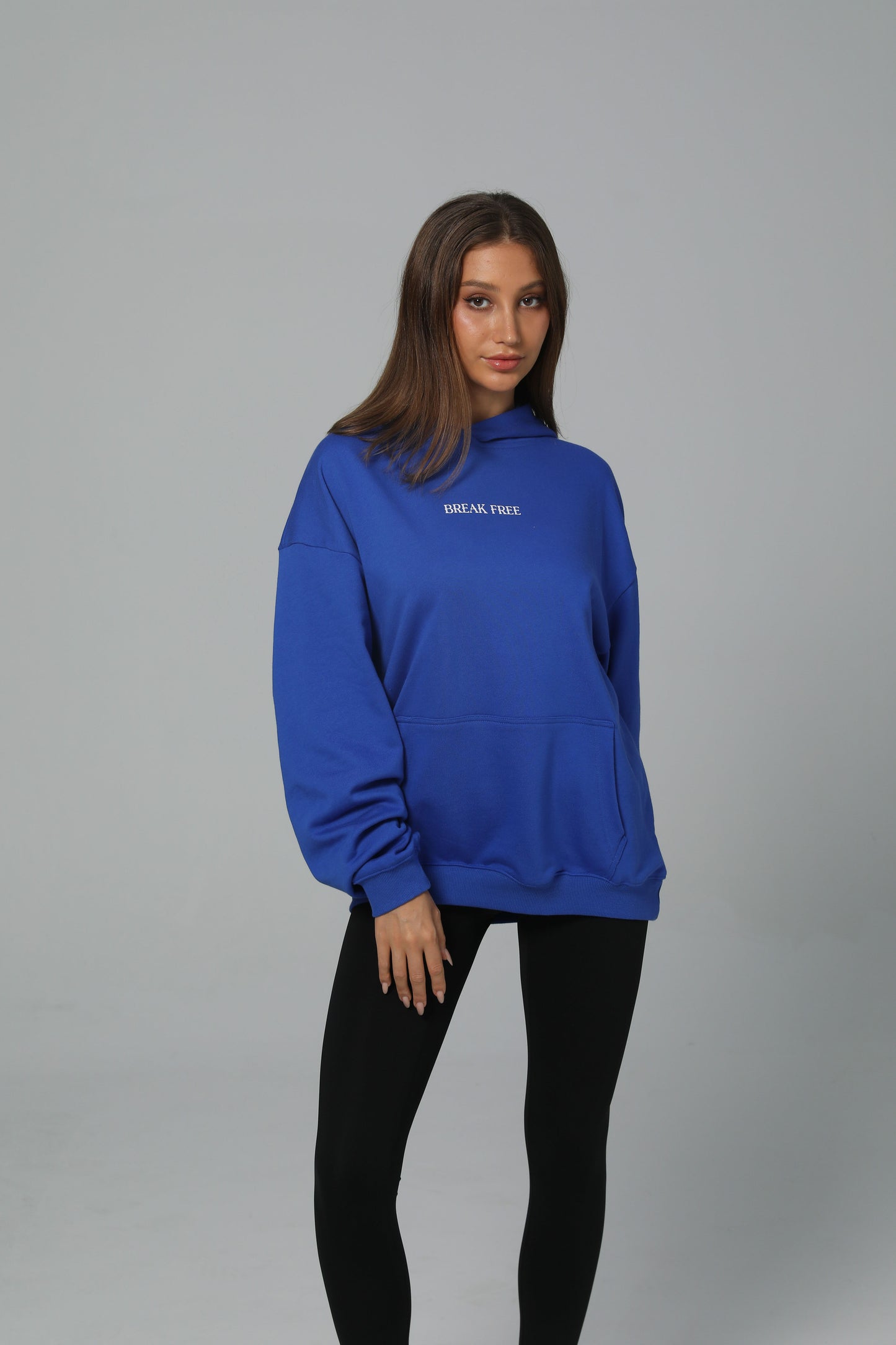 TOO BUSY HOODIE - ROYAL BLUE
