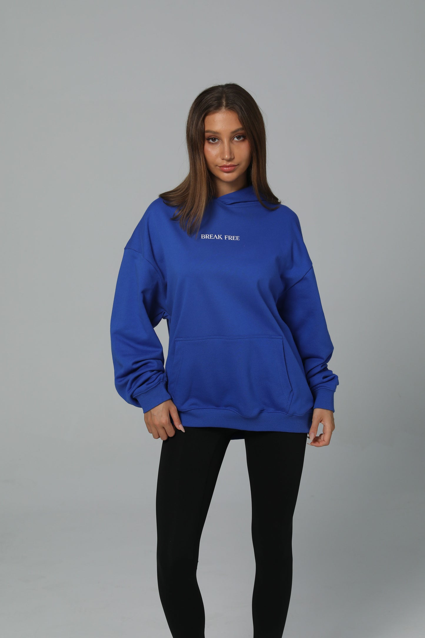 TOO BUSY HOODIE - ROYAL BLUE