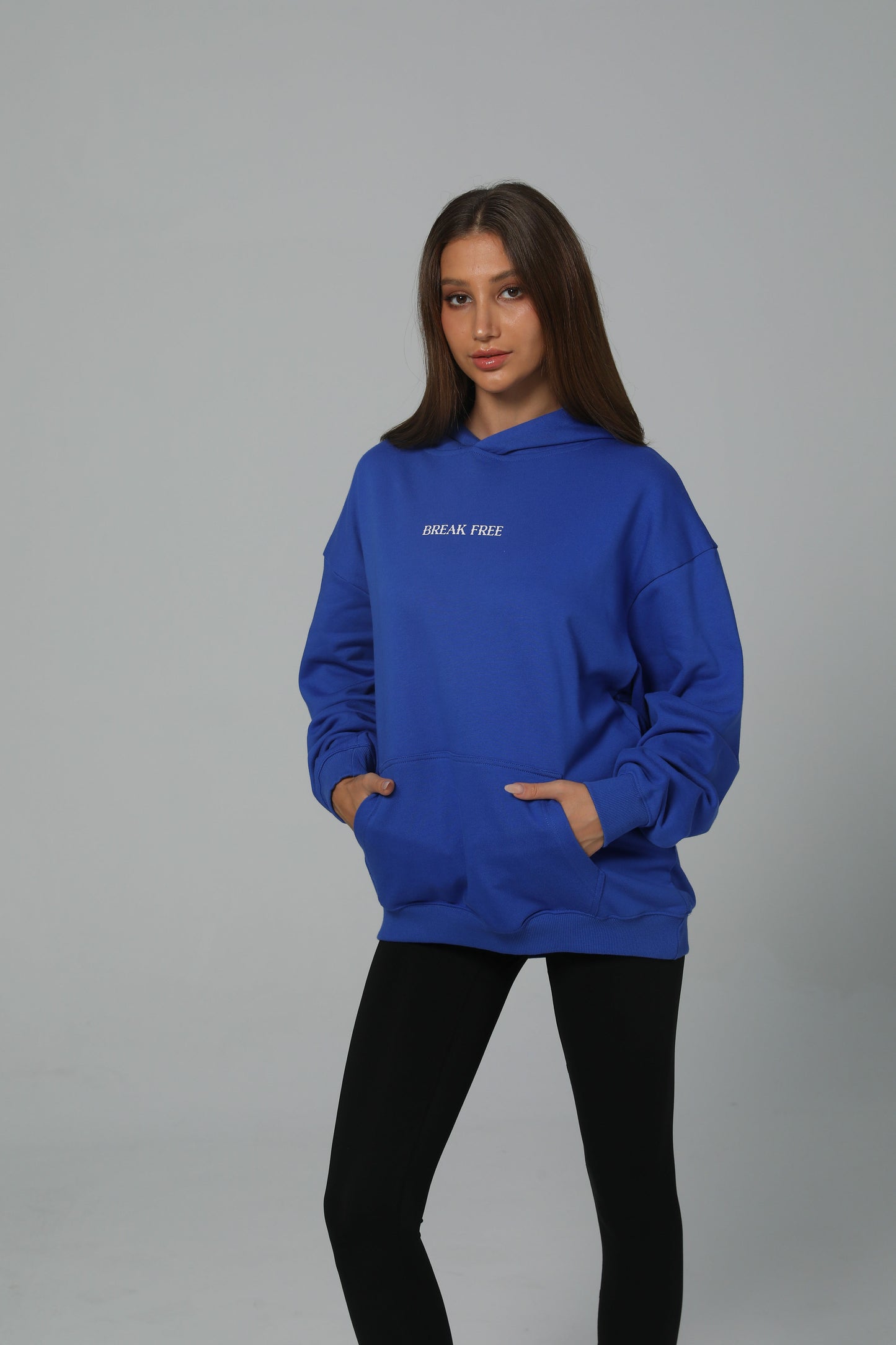 TOO BUSY HOODIE - ROYAL BLUE