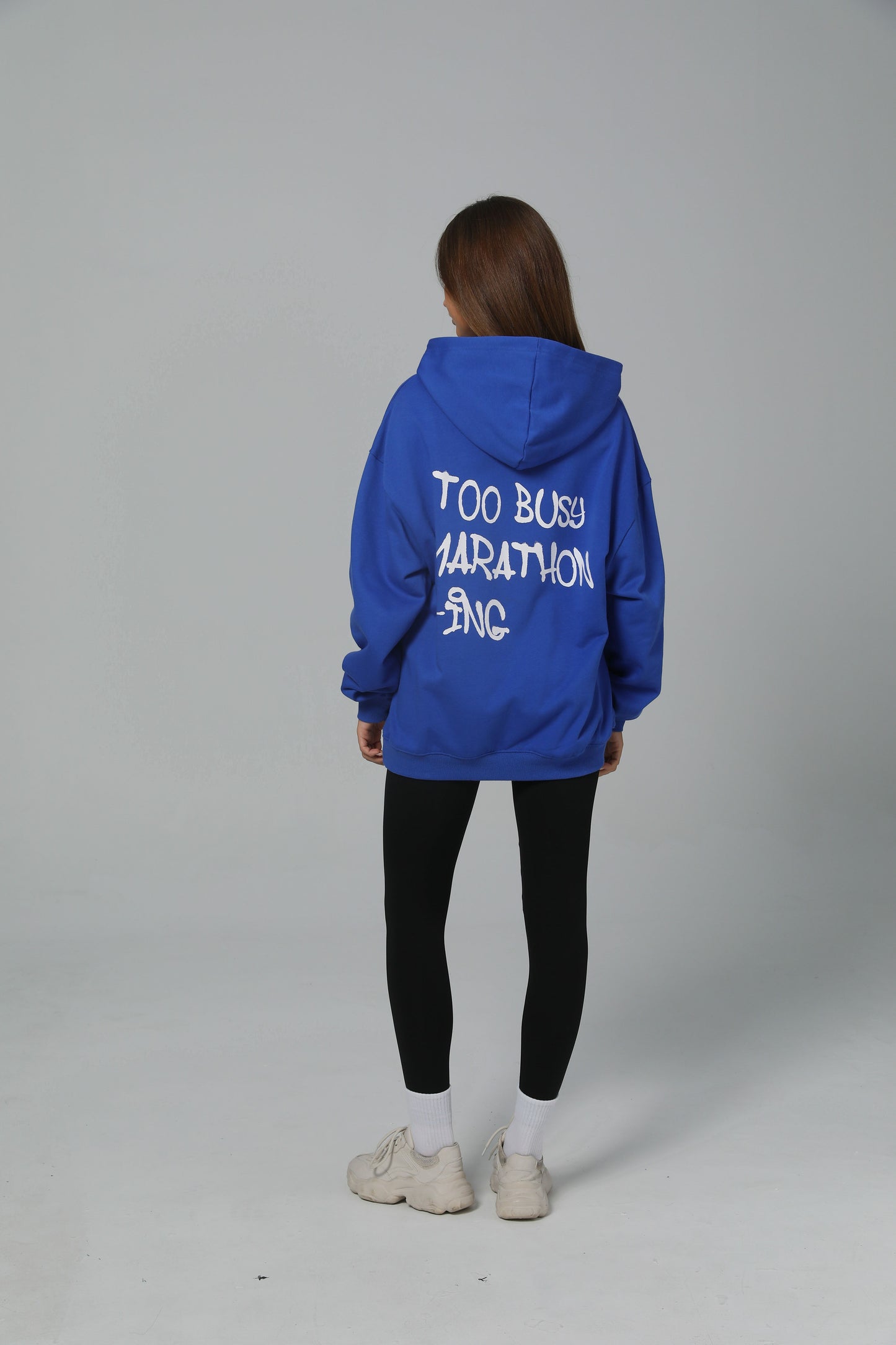 TOO BUSY HOODIE - ROYAL BLUE