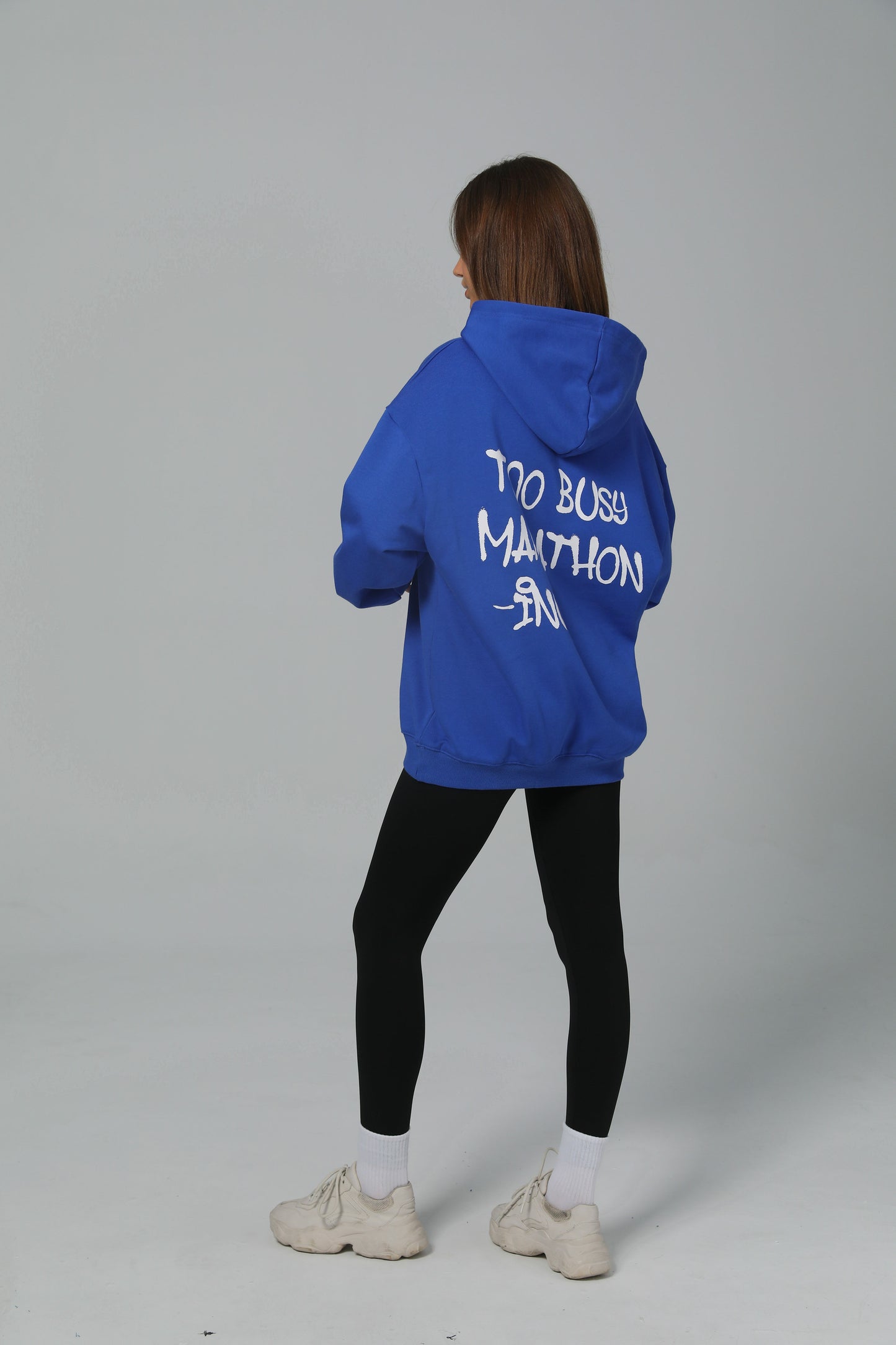 TOO BUSY HOODIE - ROYAL BLUE