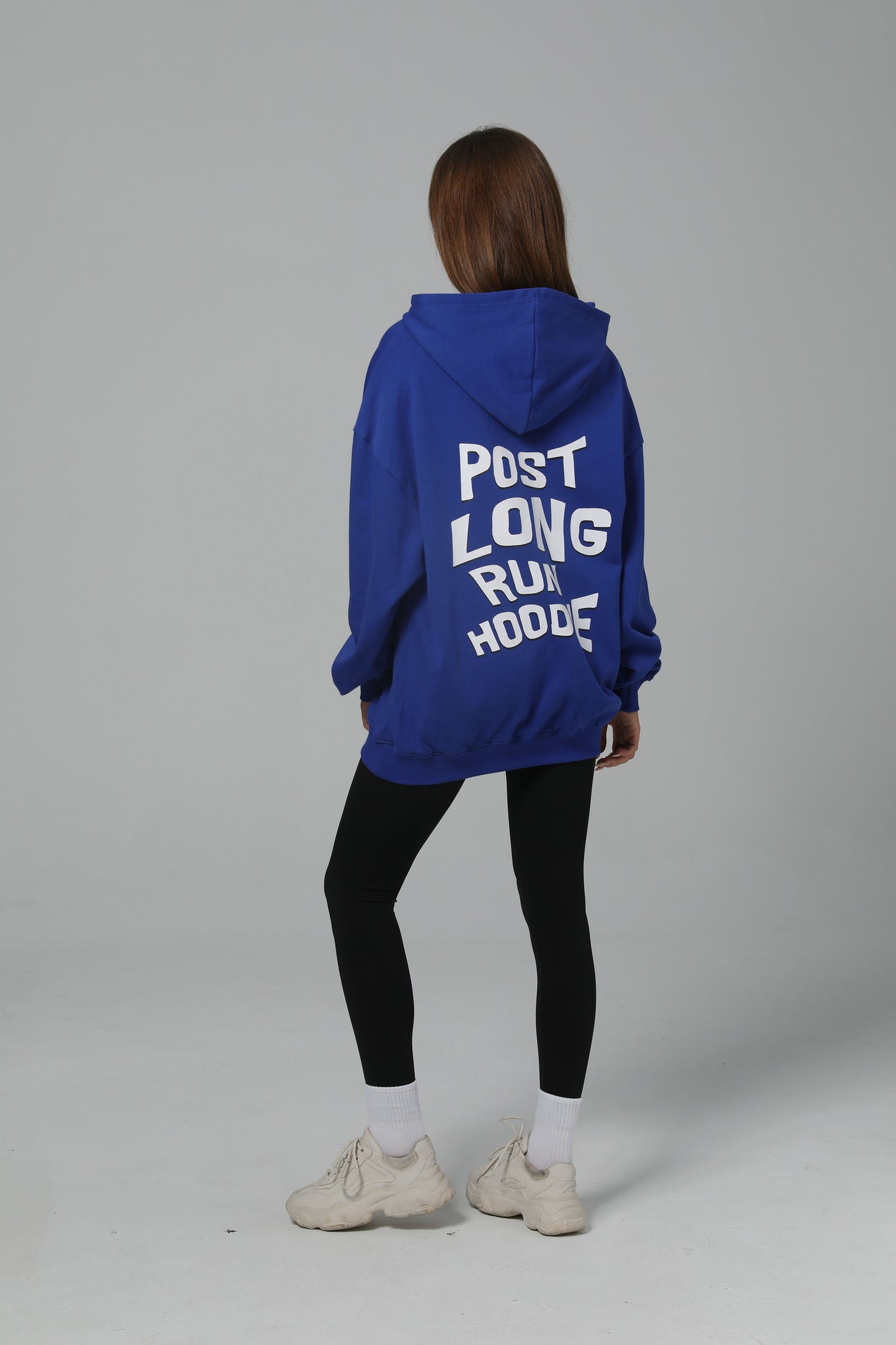 POST LONG RUN HOODIE - ROYAL BLUE