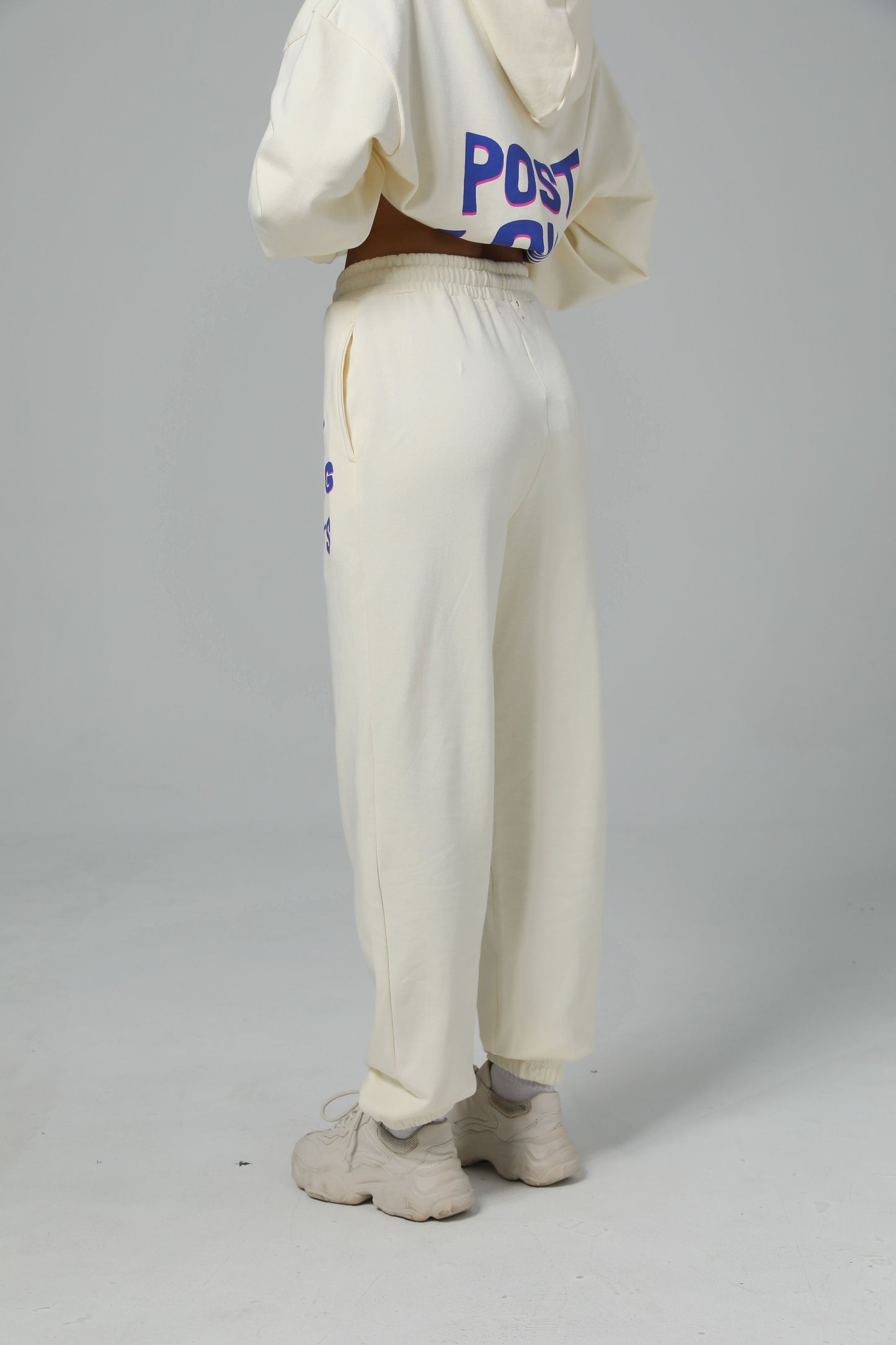 POST LONG RUN PANTS - CREAM