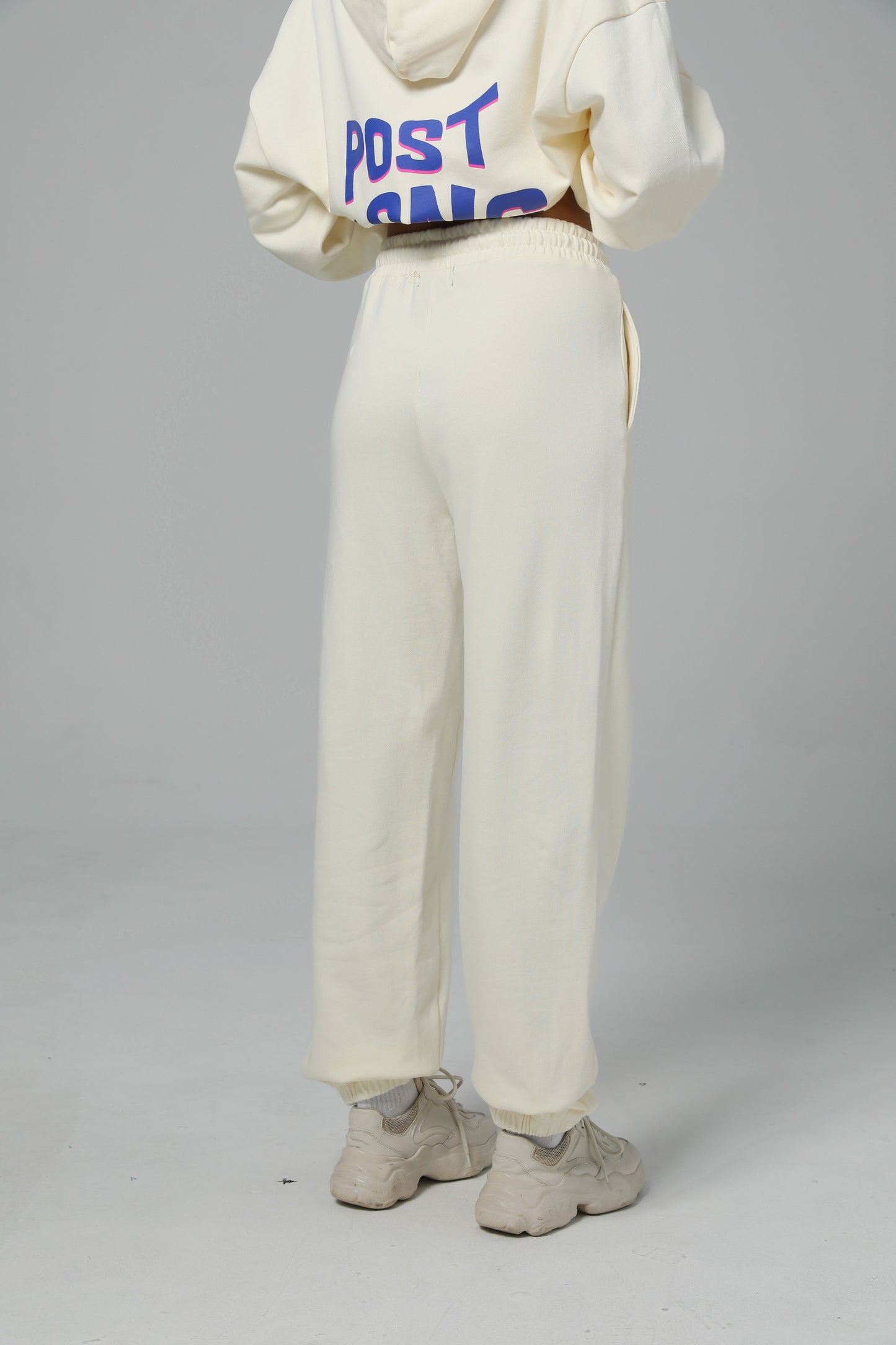 POST LONG RUN PANTS - CREAM