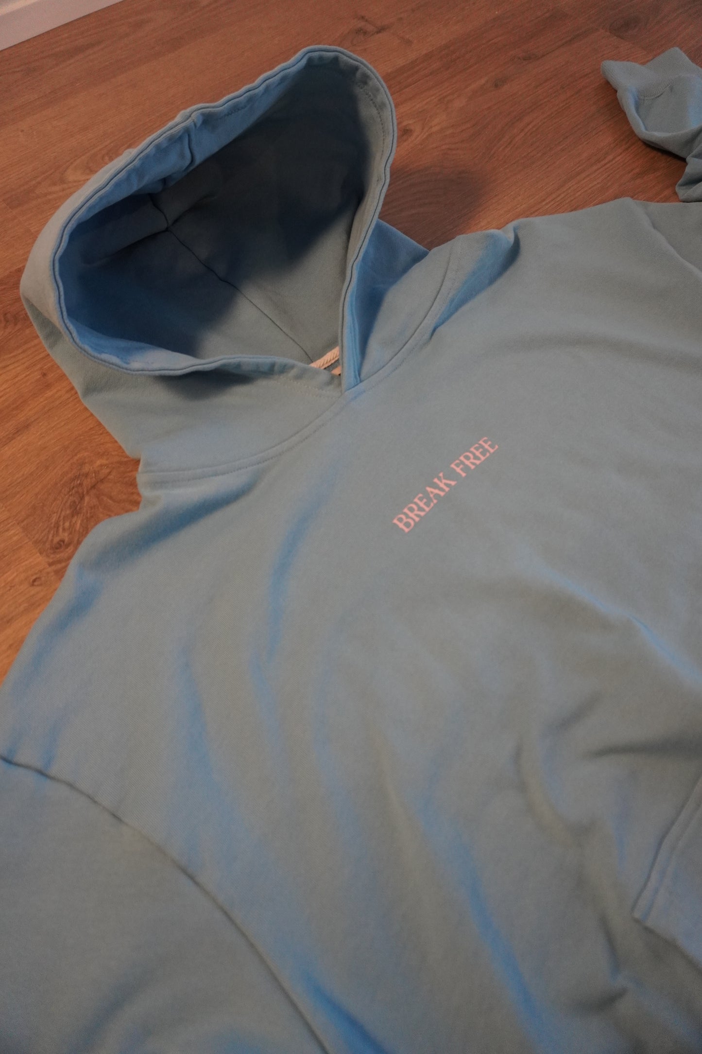 TOO BUSY HOODIE - BLUE RAZZ