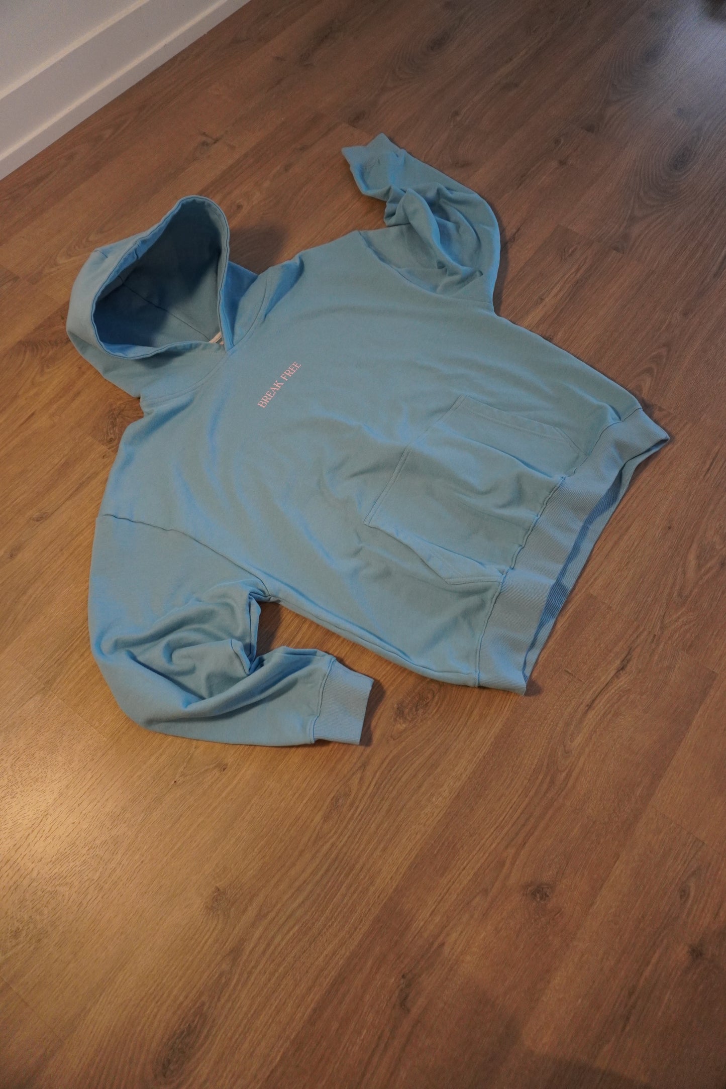 TOO BUSY HOODIE - BLUE RAZZ