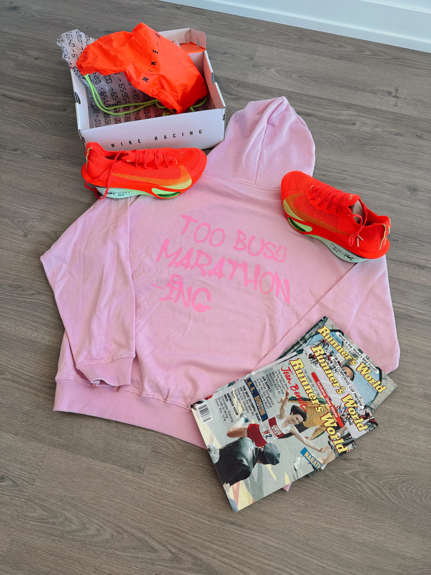 TOO BUSY HOODIE - COTTON CANDY CHAOS