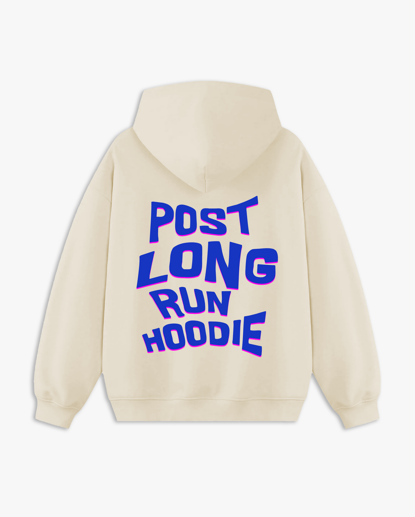 POST LONG RUN HOODIE - CREAM