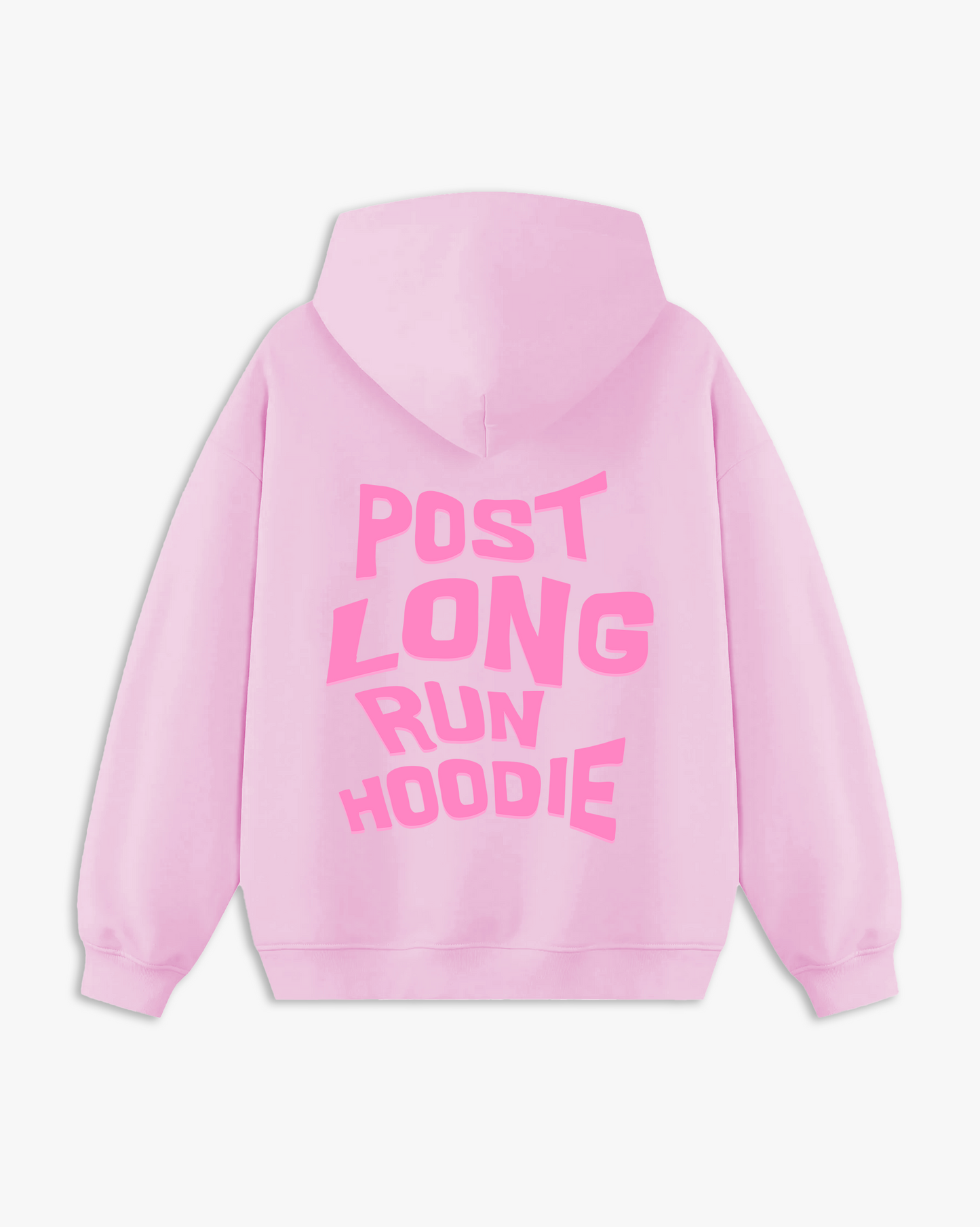 POST LONG RUN HOODIE - COTTON CANDY