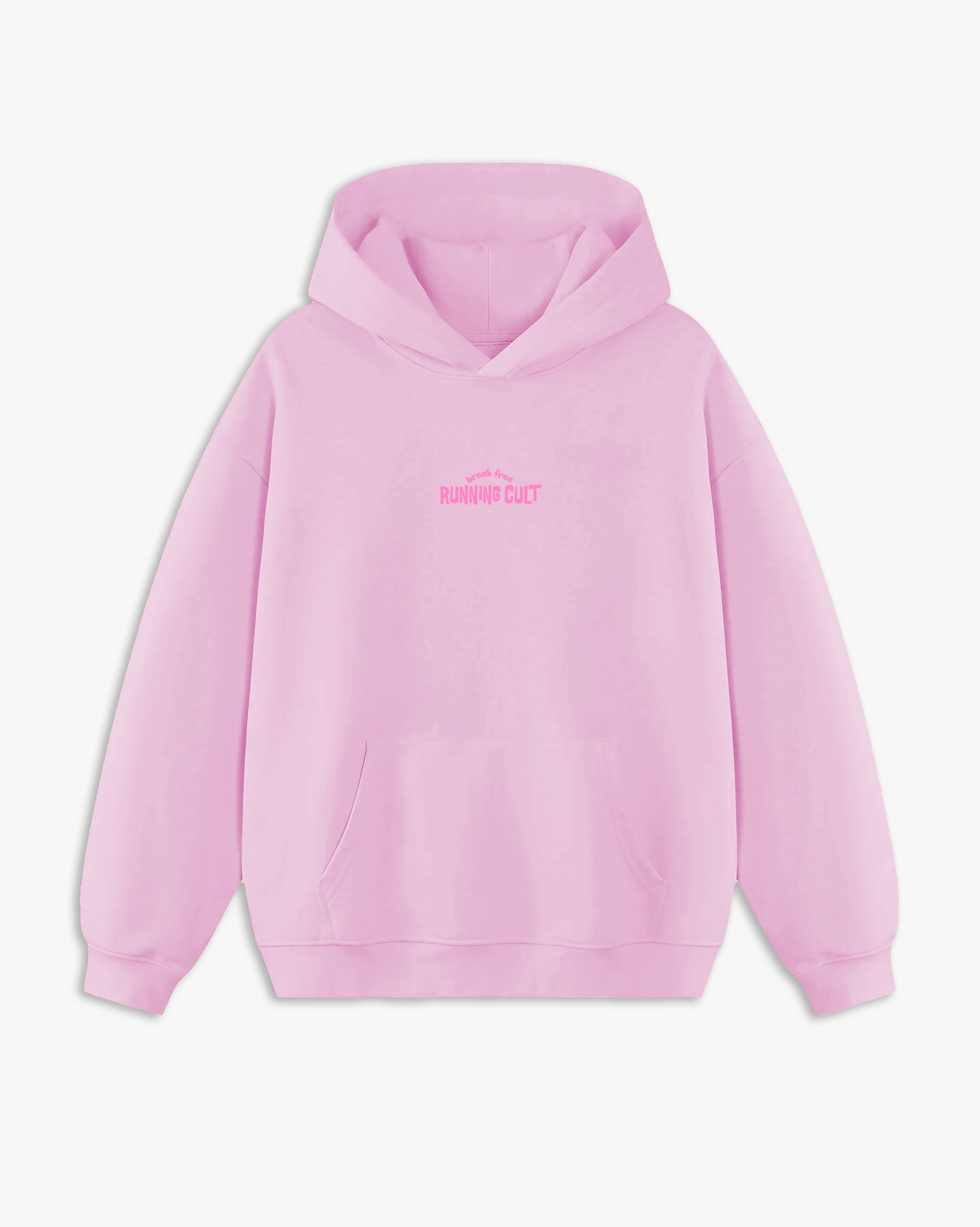 POST LONG RUN HOODIE - COTTON CANDY