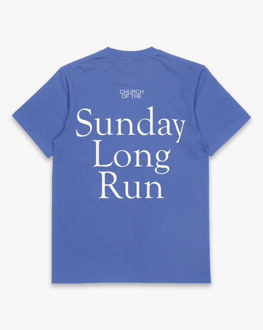 SUNDAY LONG RUN T-SHIRT - ROYAL BLUE