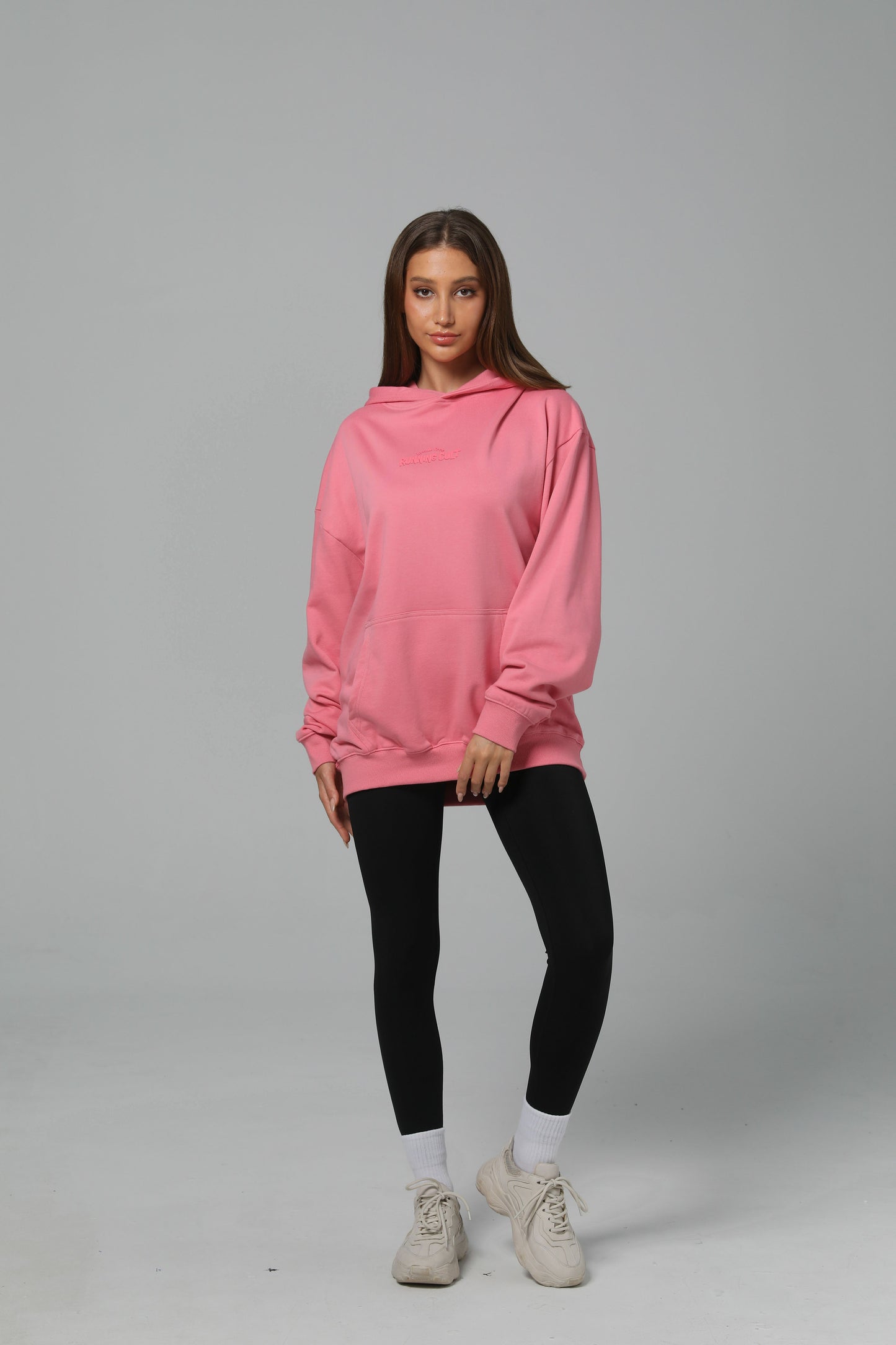 POST LONG RUN HOODIE - PINK