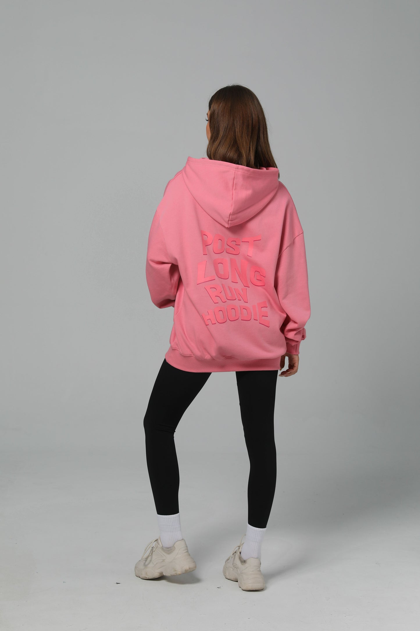 POST LONG RUN HOODIE - PINK