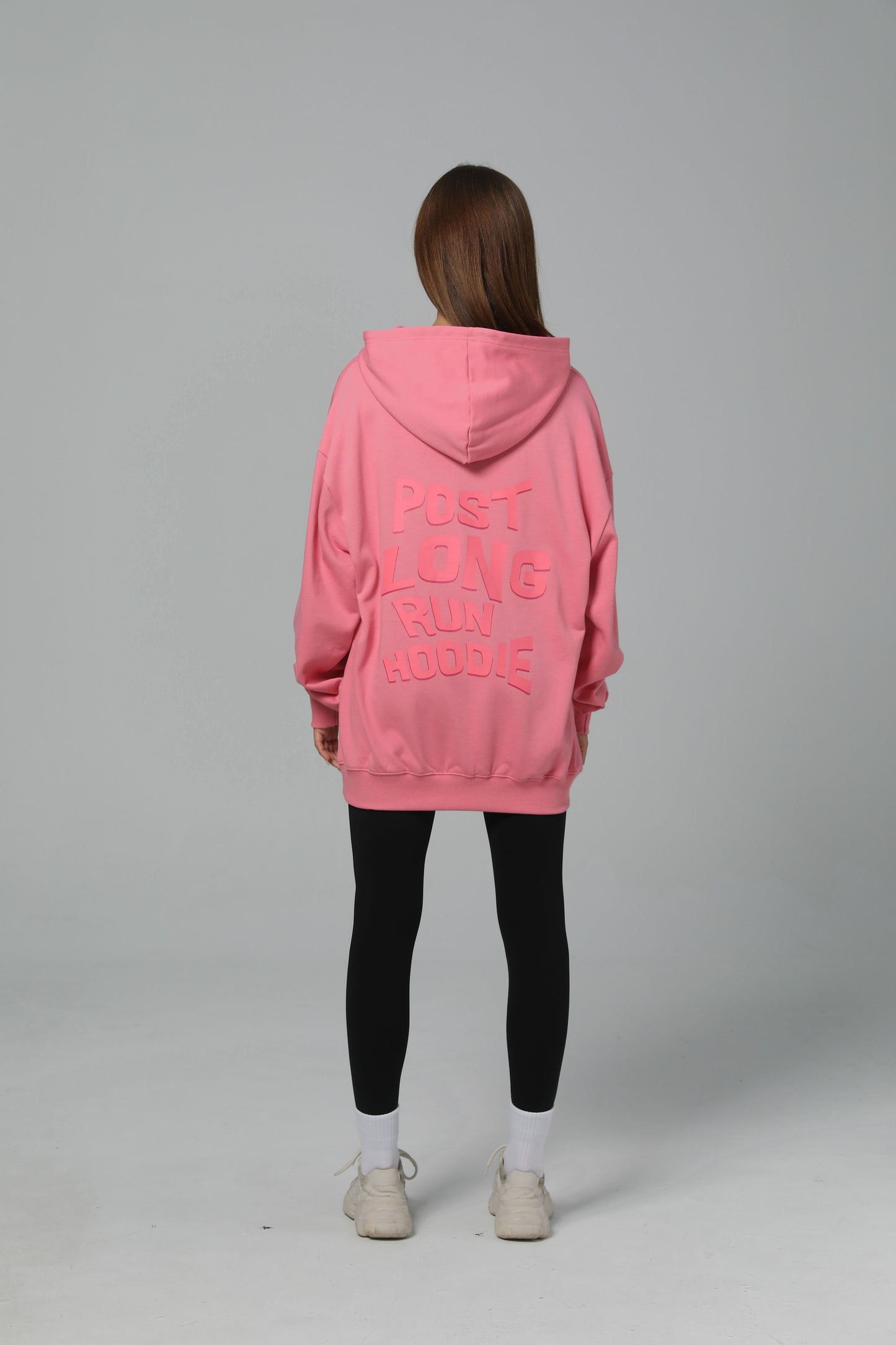 POST LONG RUN HOODIE - PINK