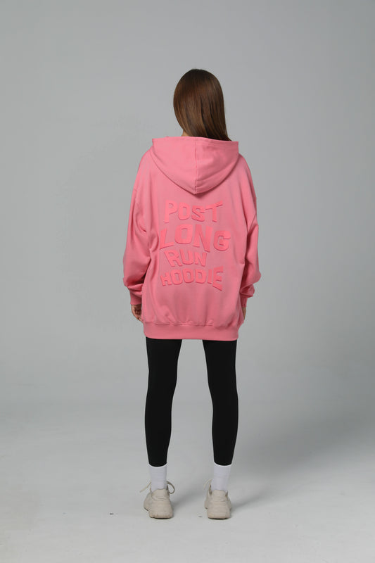 POST LONG RUN HOODIE - PINK