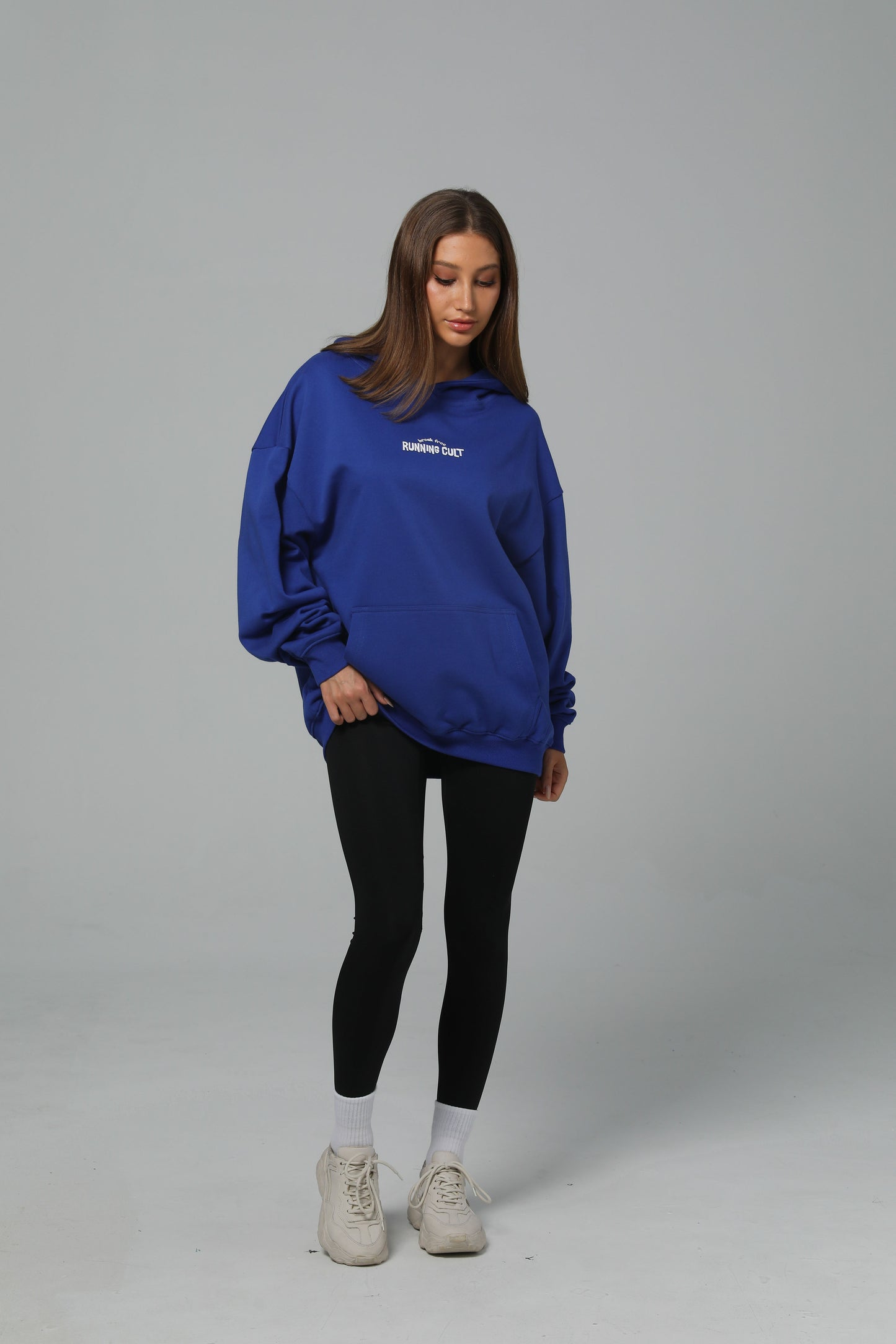 POST LONG RUN HOODIE - ROYAL BLUE
