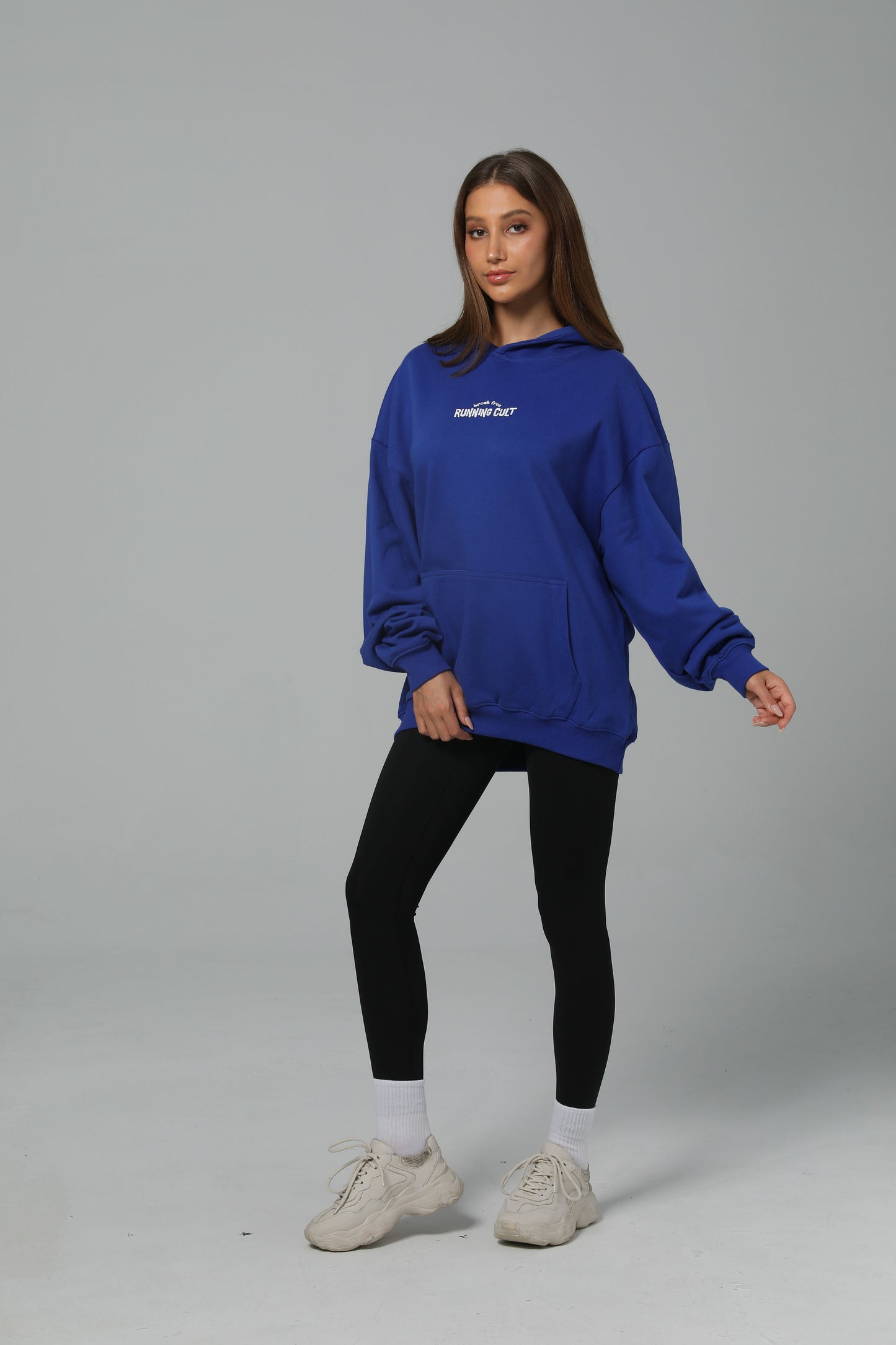 POST LONG RUN HOODIE - ROYAL BLUE