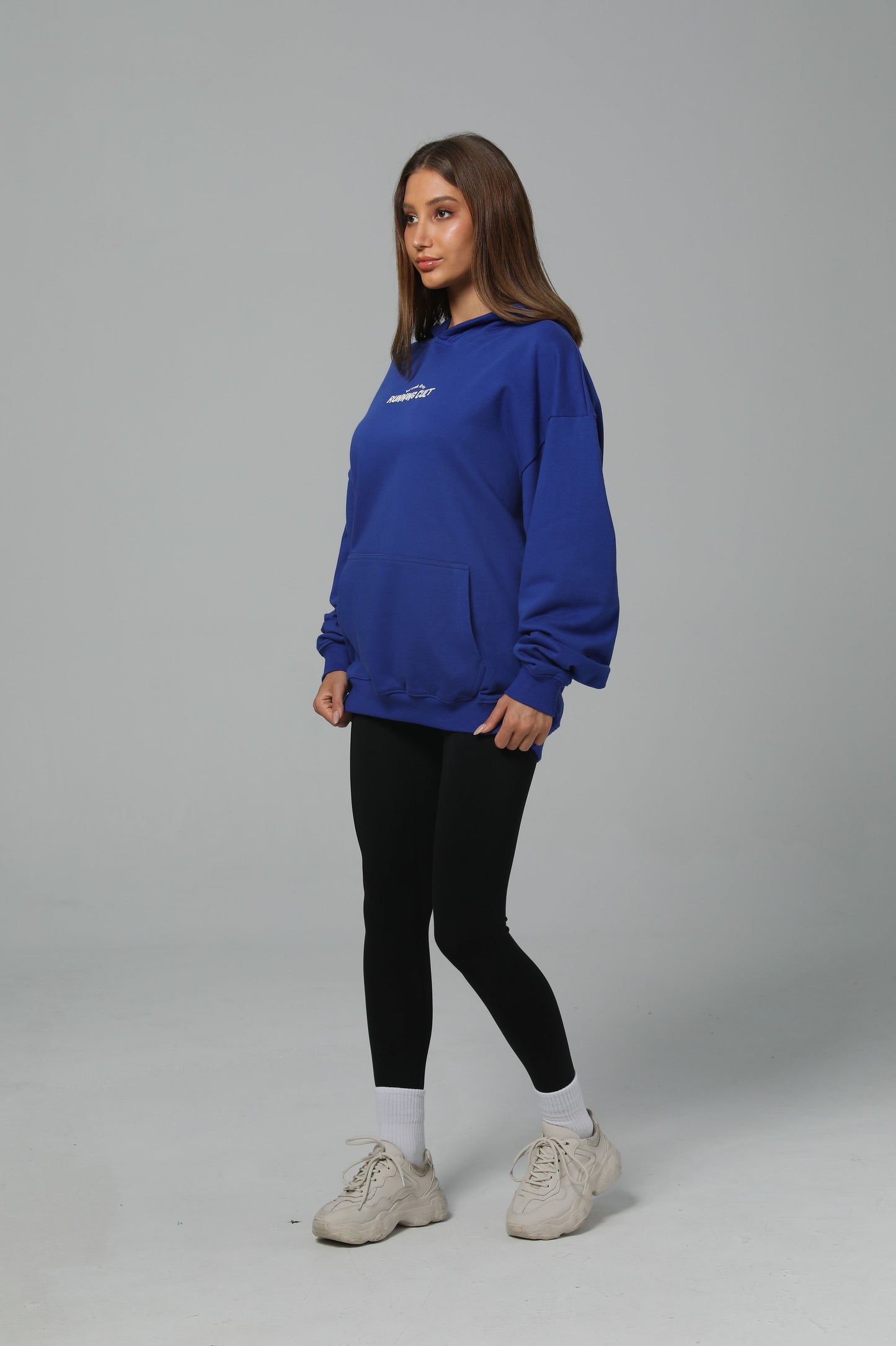POST LONG RUN HOODIE - ROYAL BLUE