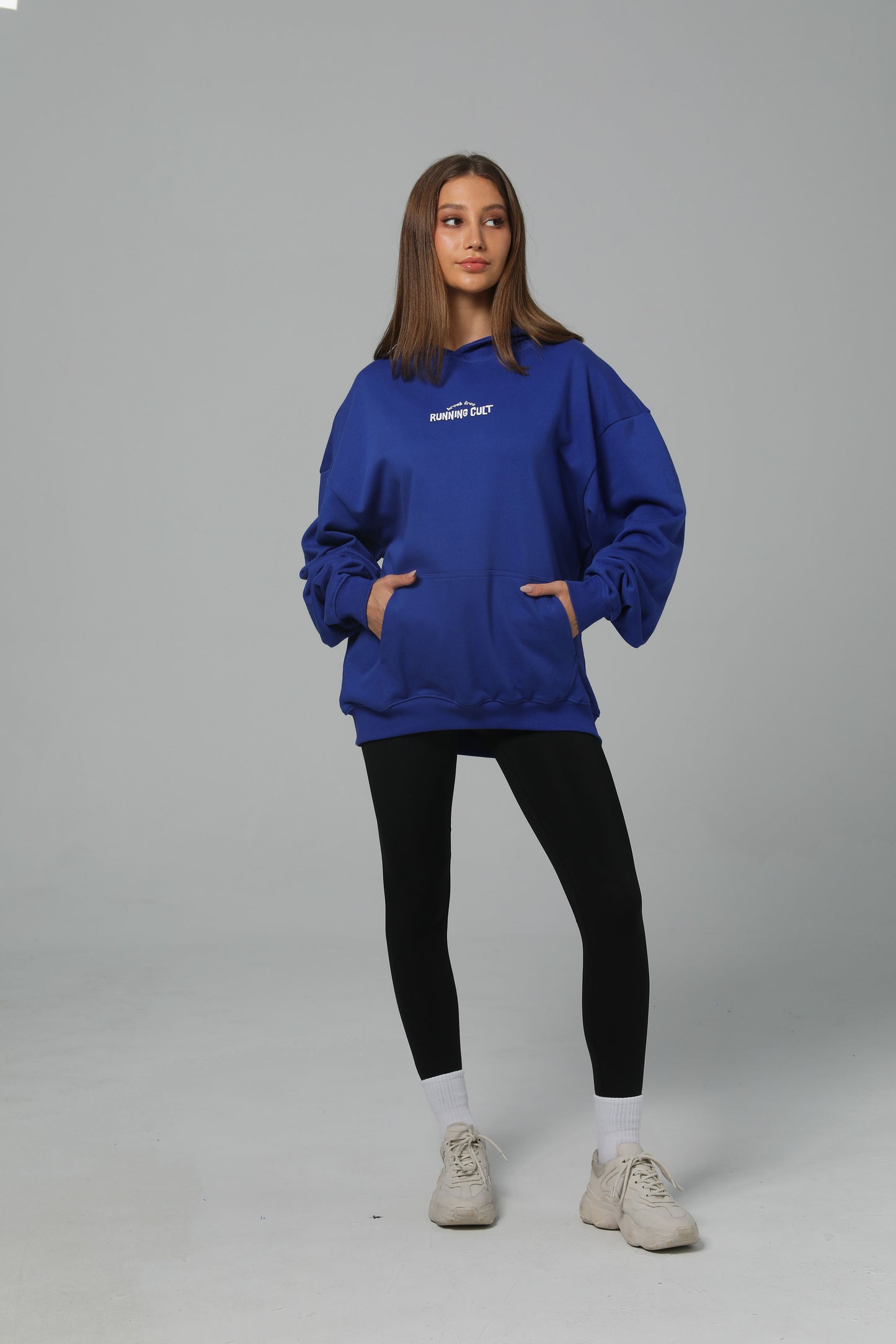 POST LONG RUN HOODIE - ROYAL BLUE