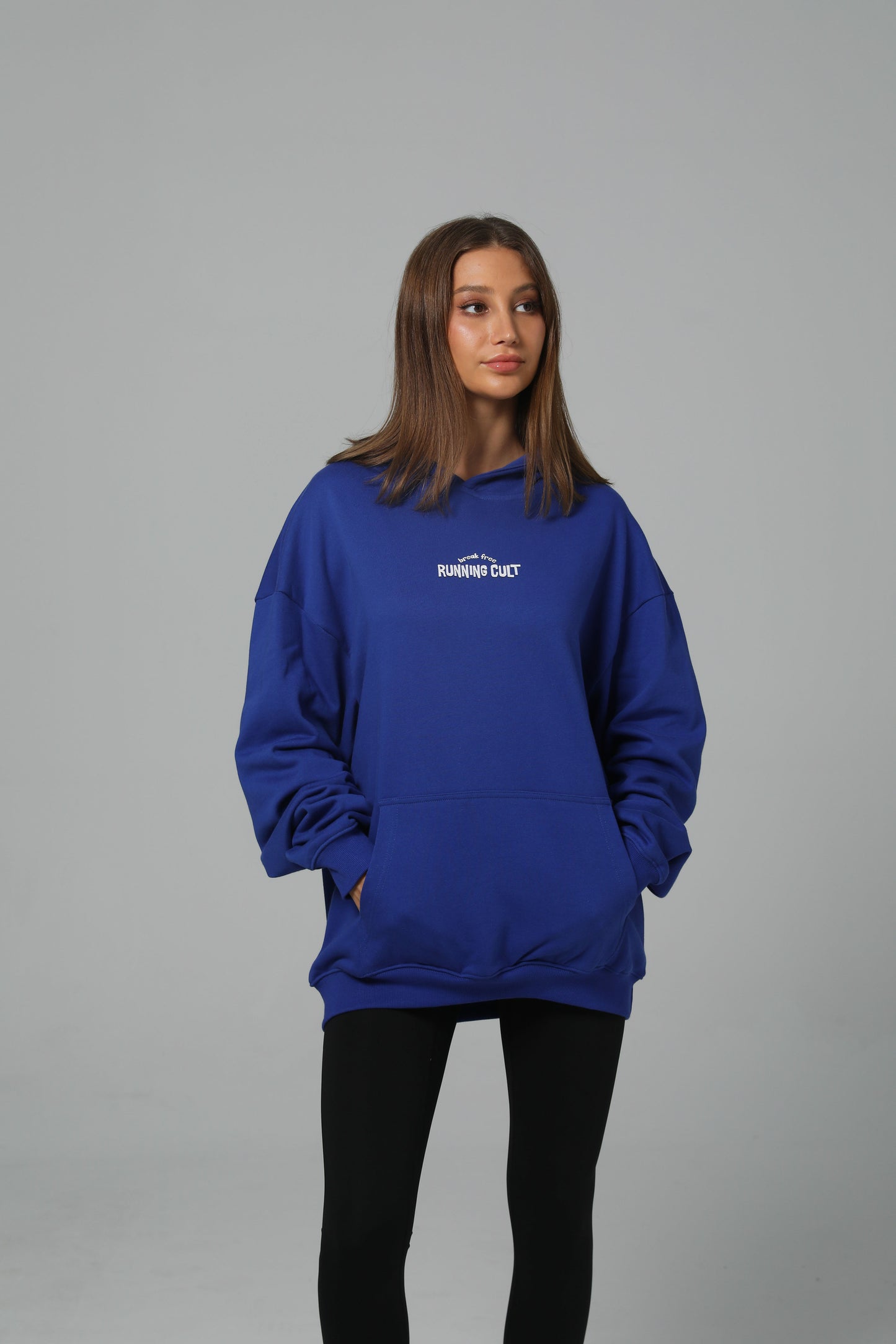 POST LONG RUN HOODIE - ROYAL BLUE