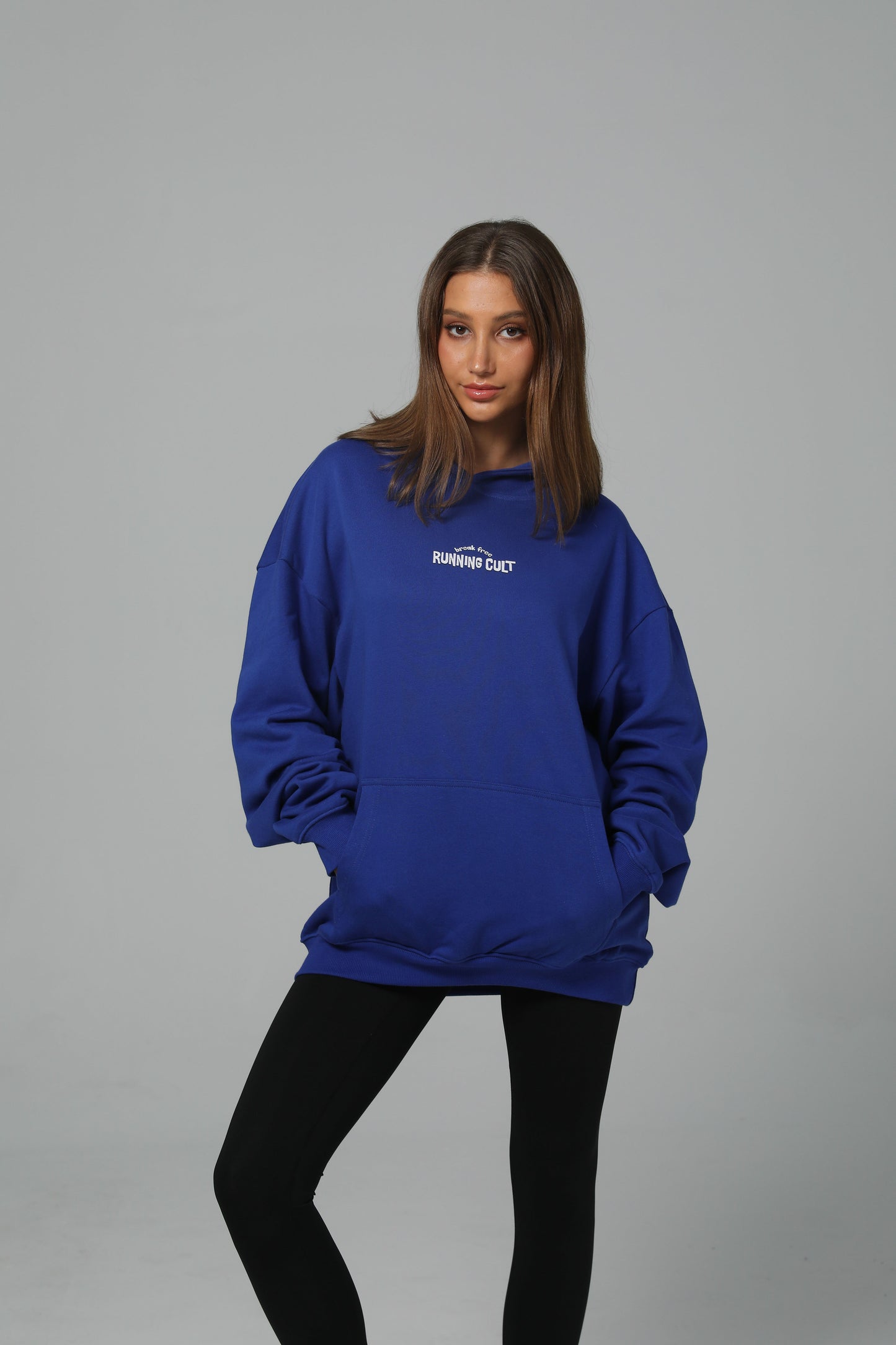 POST LONG RUN HOODIE - ROYAL BLUE