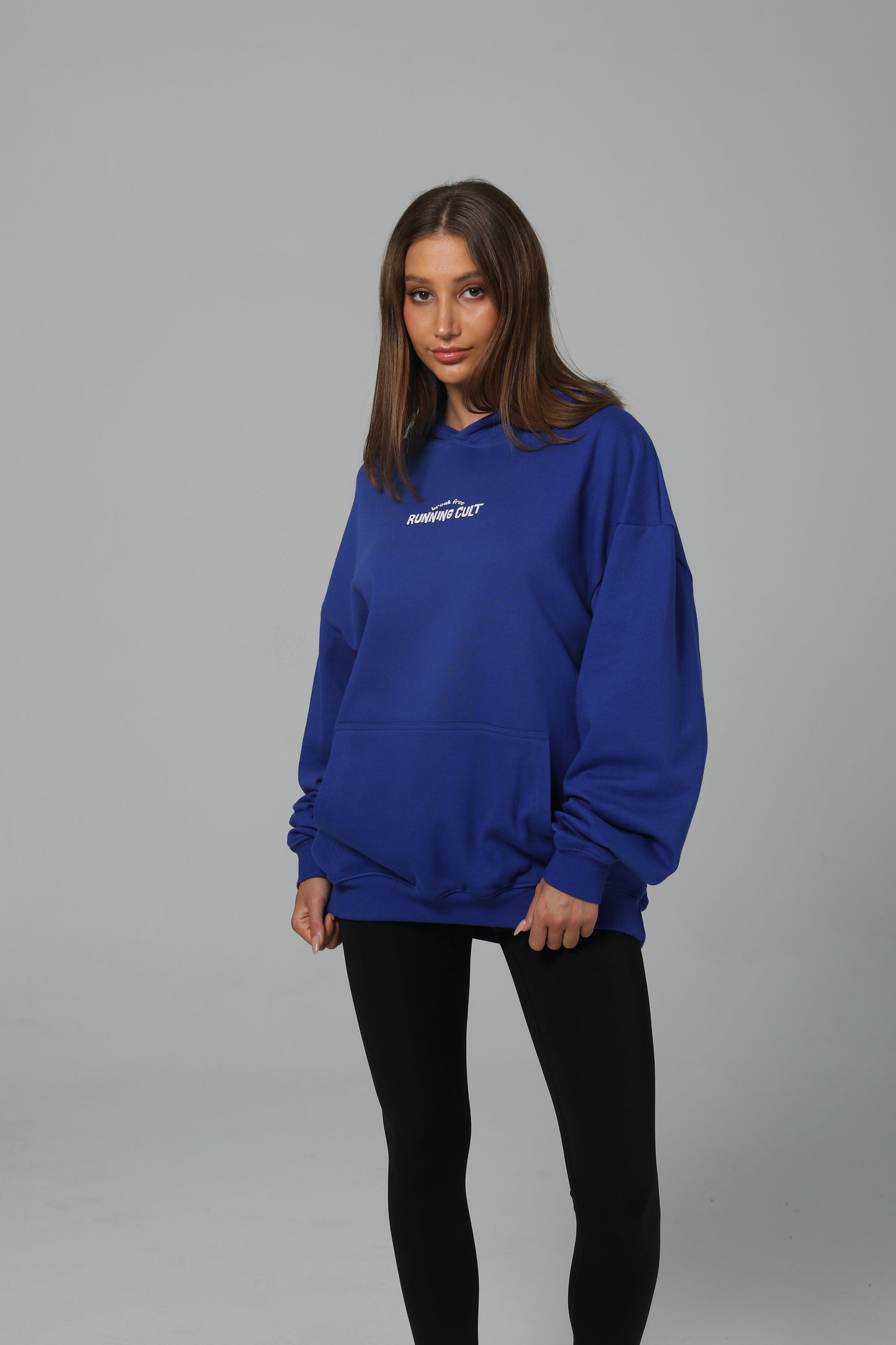 POST LONG RUN HOODIE - ROYAL BLUE