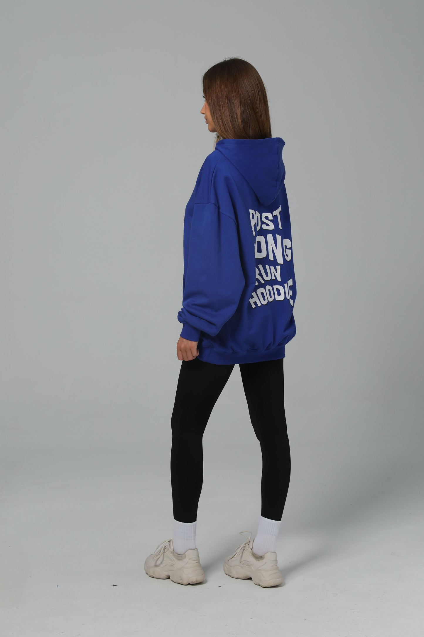 POST LONG RUN HOODIE - ROYAL BLUE