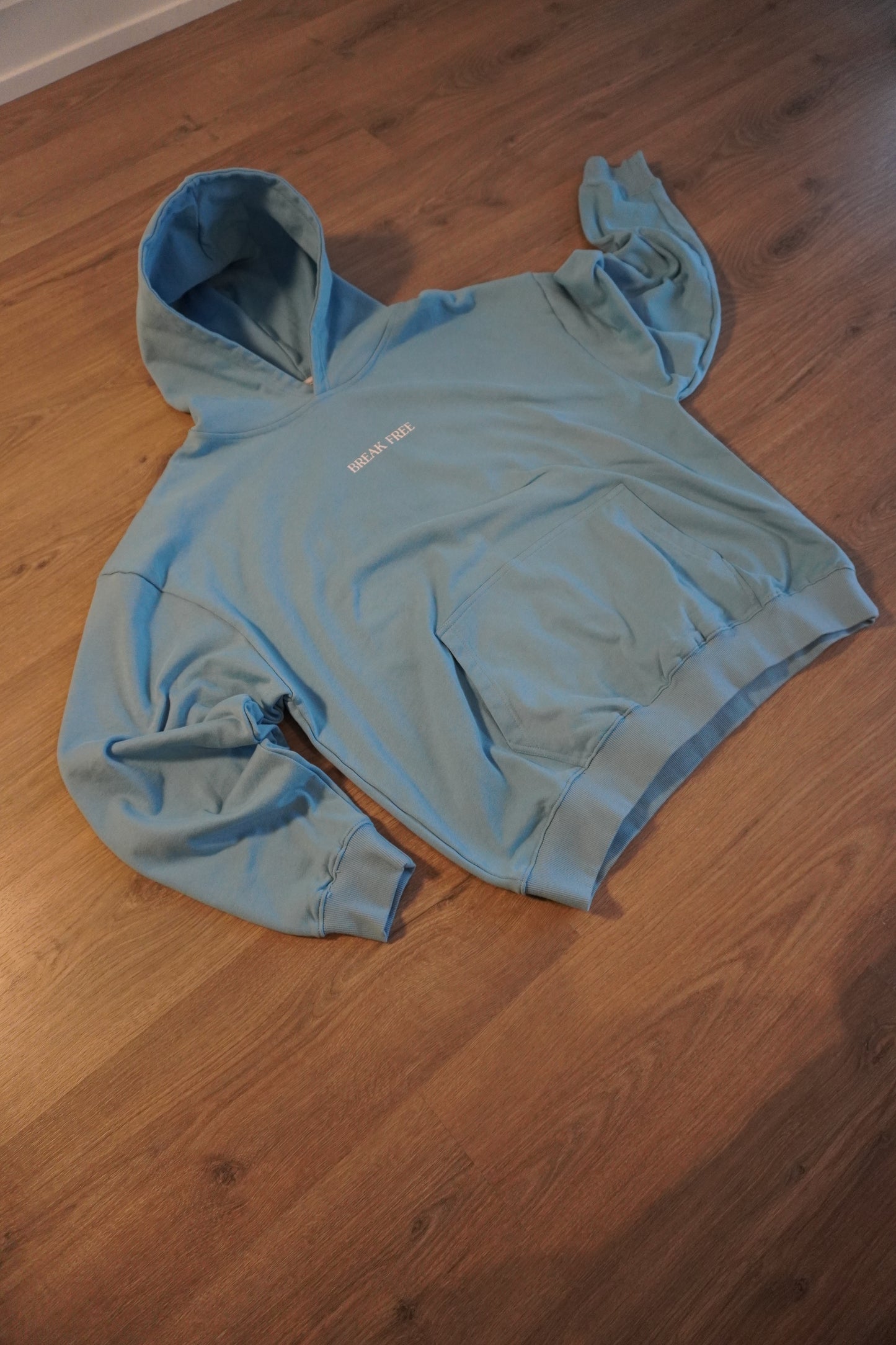 TOO BUSY HOODIE - BLUE ICE