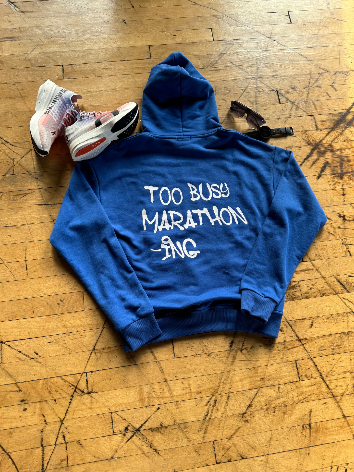 TOO BUSY HOODIE - ROYAL BLUE