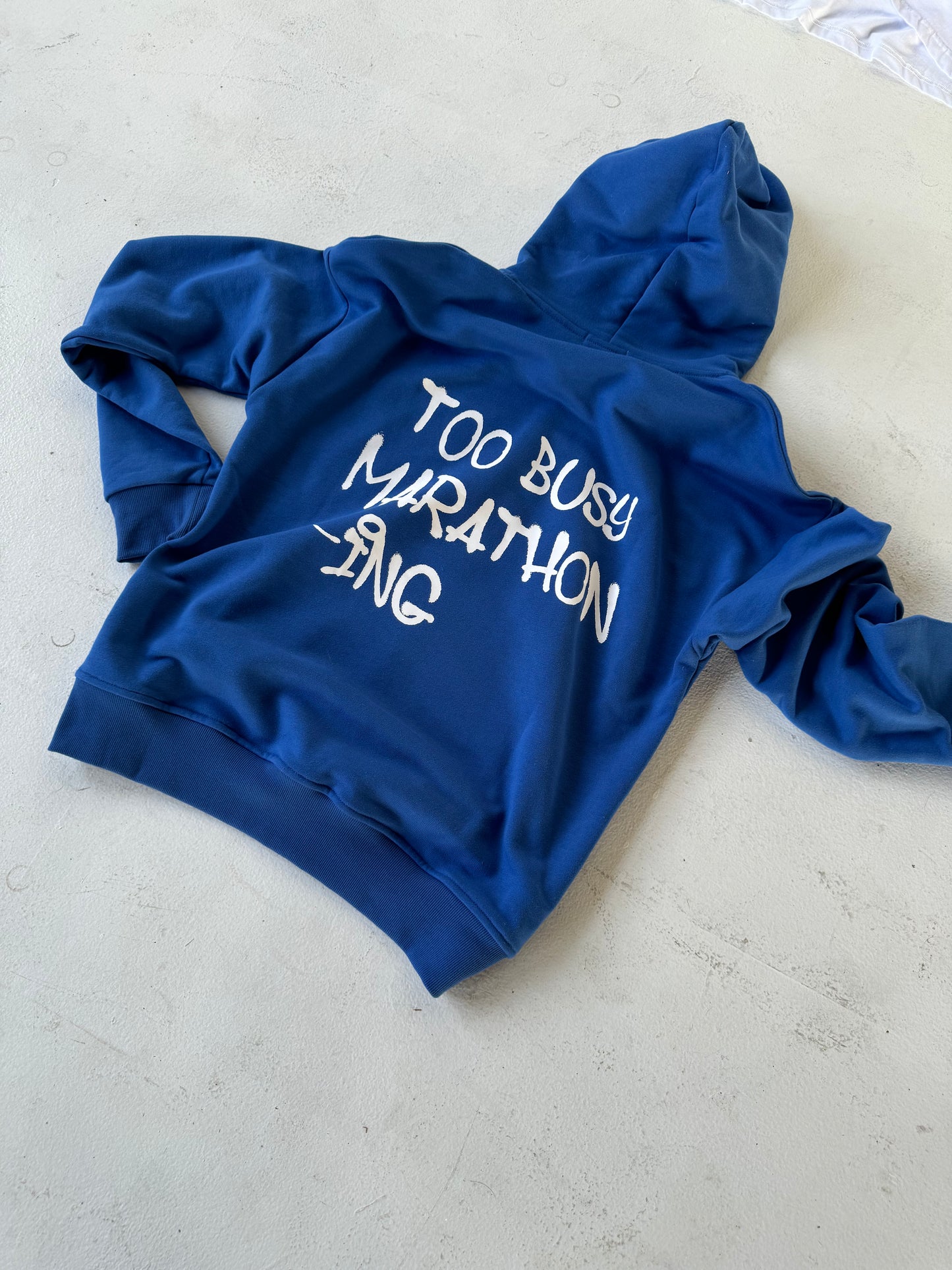 TOO BUSY HOODIE - ROYAL BLUE