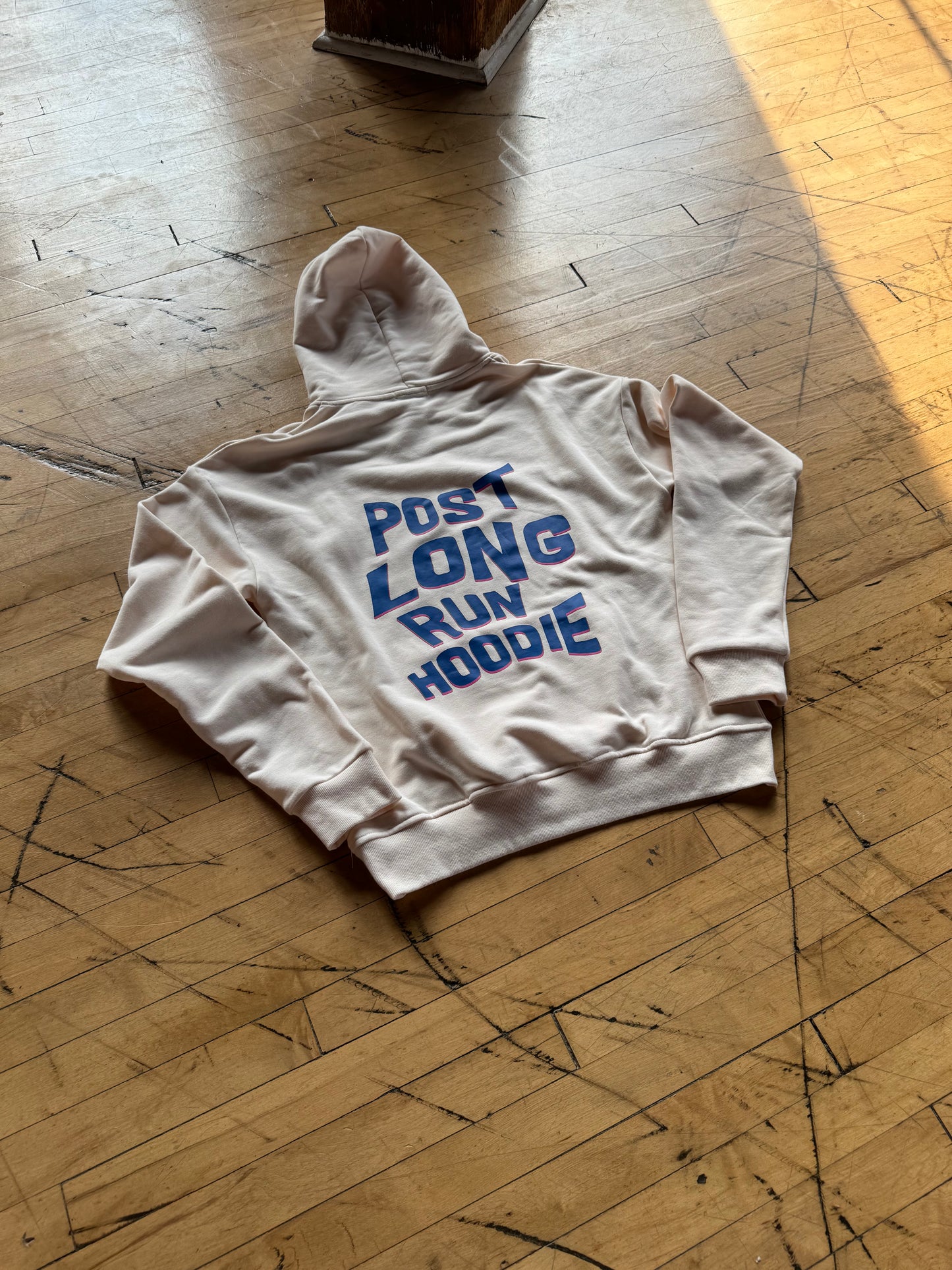 POST LONG RUN HOODIE - CREAM