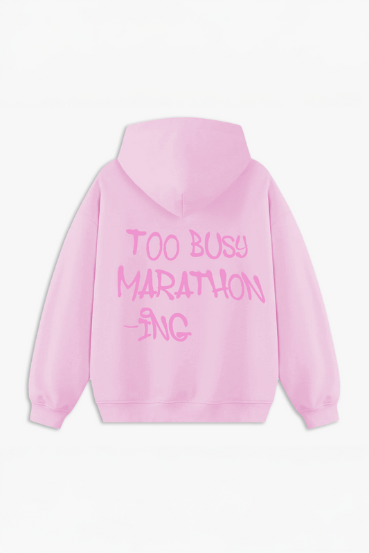 TOO BUSY HOODIE - COTTON CANDY CHAOS