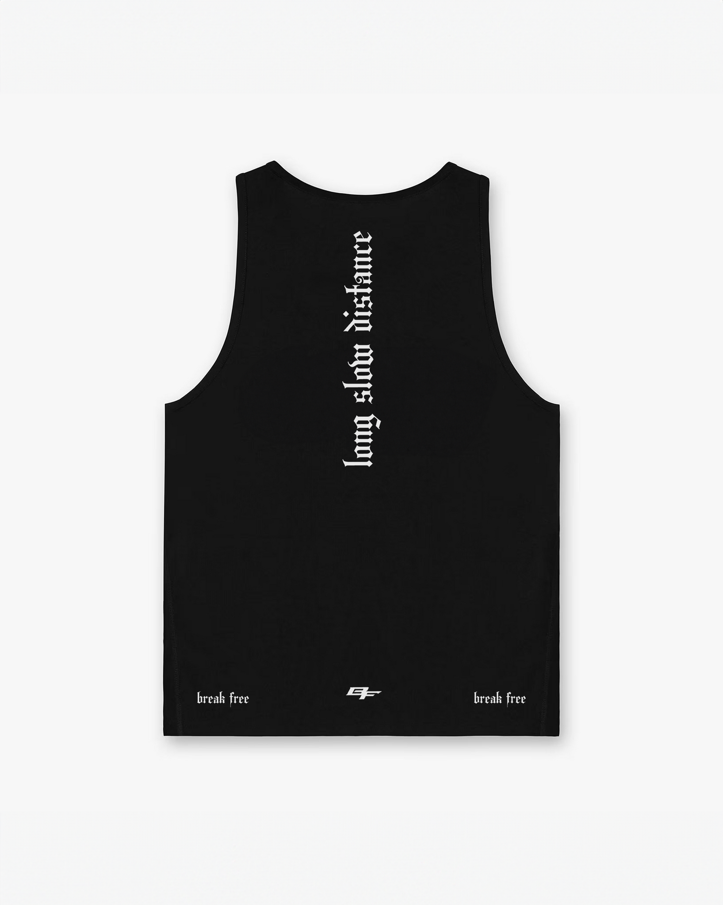 LSD “LONG SLOW DISTANCE” SINGLET - JET BLACK